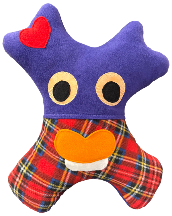 Amiba Monsters Kids Car Headrest Pillow – Handmade Road Trip Comfort