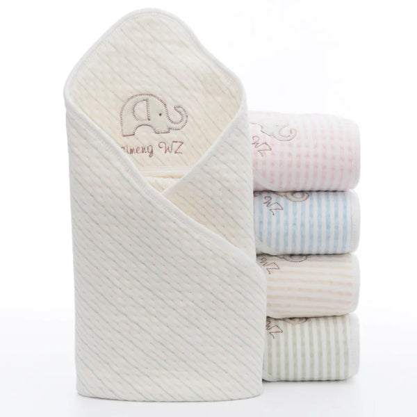 Cotton Baby Swaddle Blanket Soft Breathable Wrap for Newborns Infants and Peaceful Sleep