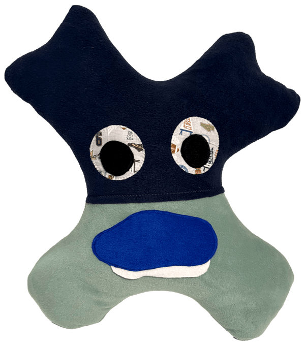 Amiba Monsters Buddy Pillow – Handmade Car Comfort with Fun Extras