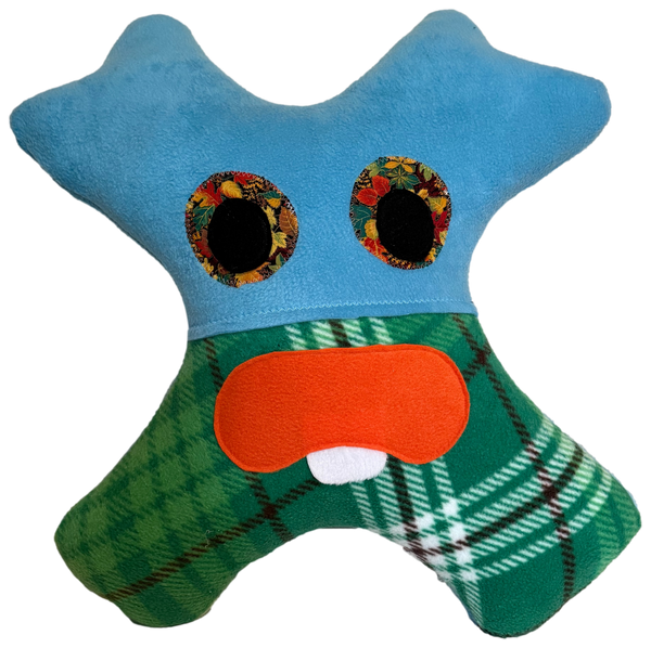 Kids’ Road Trip Pillow – Handmade Amiba Monsters Travel Buddy