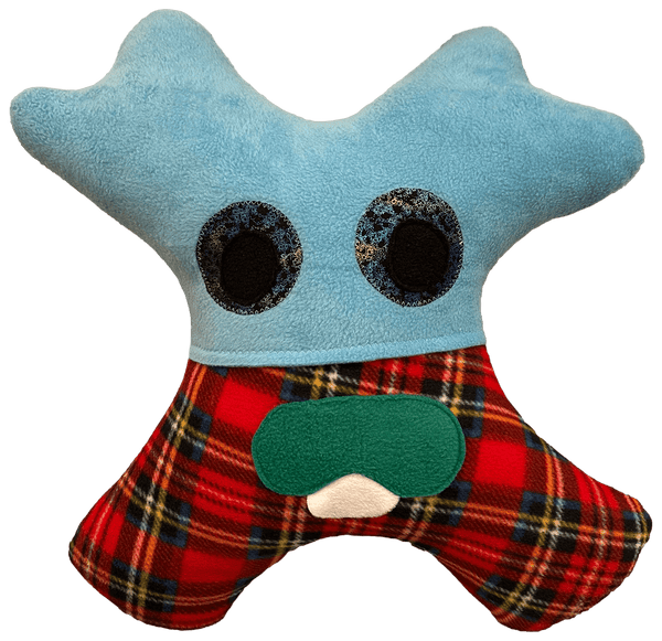 Handmade Amiba Monsters Car Pillow – Travel Comfort for Kids