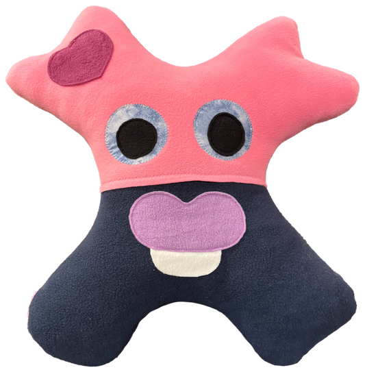 Kids Travel Headrest Body Pillow with adjustable strap fit for car seats, strollers, and travel boosters for kids