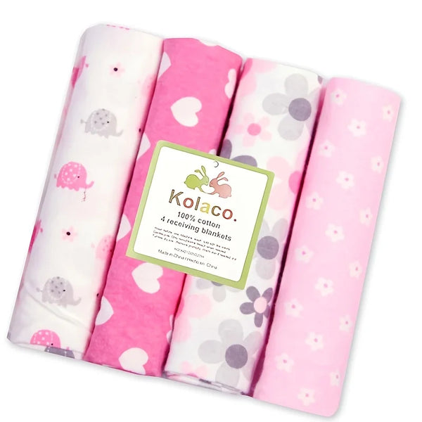 Cotton Baby Blanket Soft Breathable Infant Bedding for Peaceful Sleep