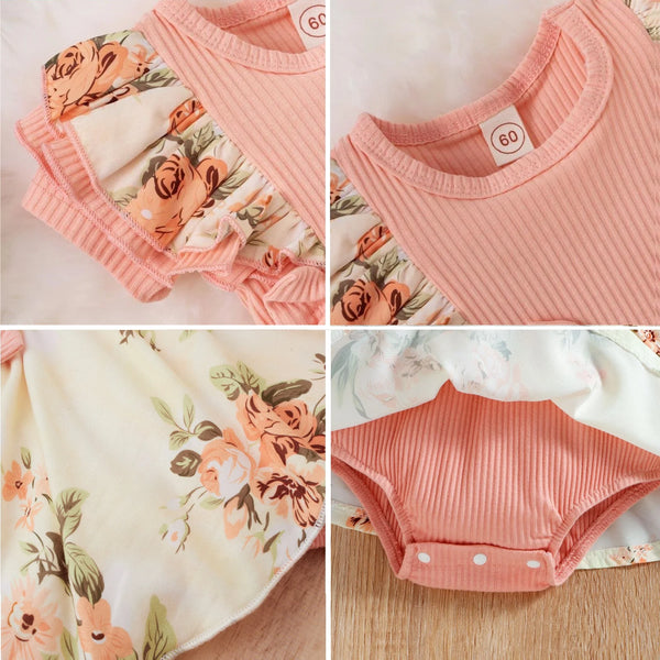 Adorable Baby Dress Set Stylish Cotton Summer Outfit for Girls