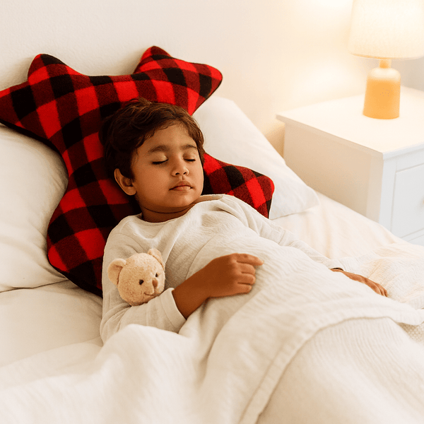 Amiba Monsters Handmade Pillow – Kids’ Car Ride Travel Comfort