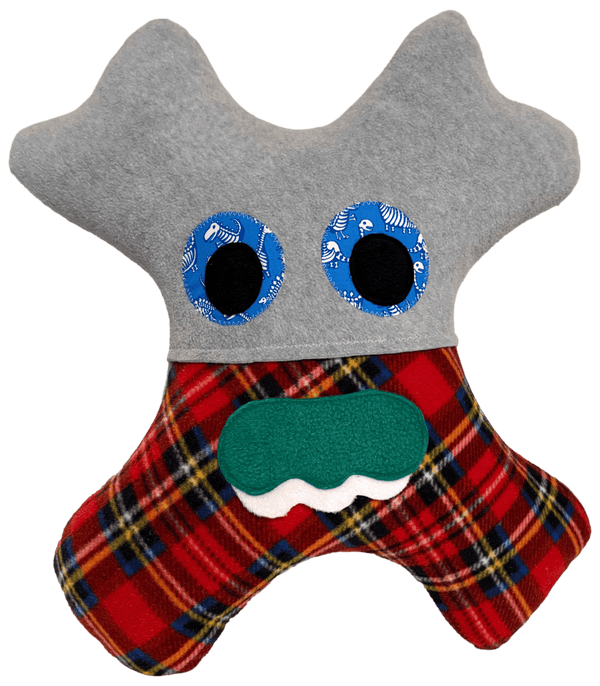 Amiba Monsters Travel Pillow – Handmade Comfort with Fun Extras