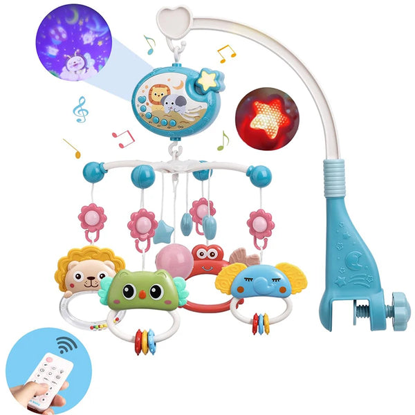 Starry Sky Baby Mobile with Music and Lights for Peaceful Sleep