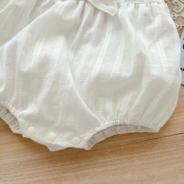 Baby Lace Jumpsuit Soft Elegant Outfit for Newborn Comfort