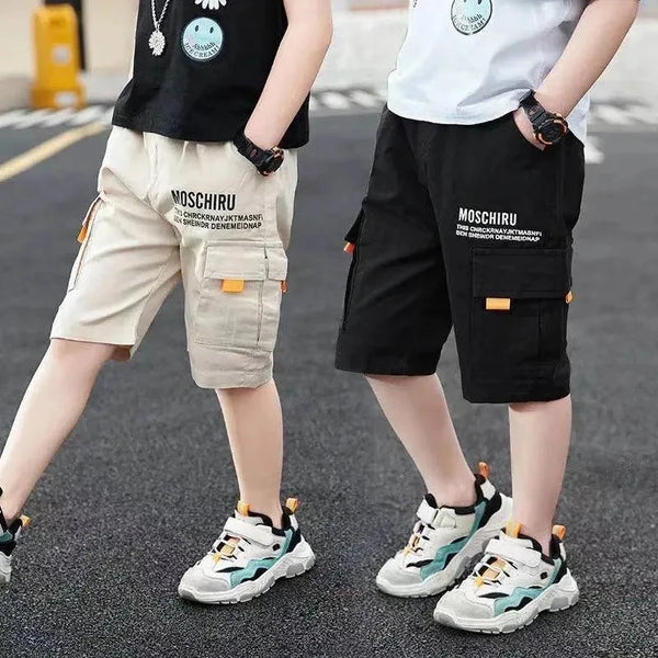 Kids Summer Shorts with Lightweight Breathable Fabric for Cool Comfort