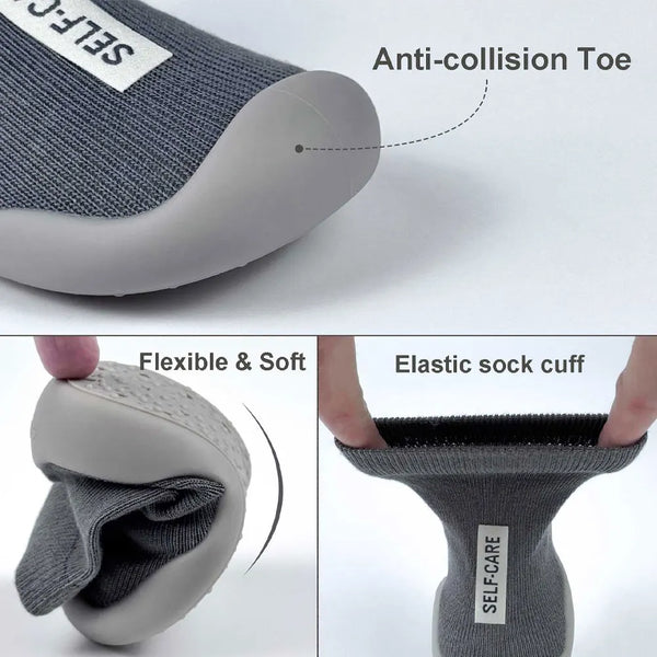 Cozy Baby Step Slippers Soft Anti Slip Infant Shoes for Safe First Steps