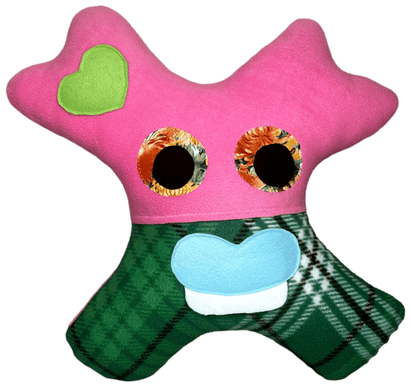 Amiba Monsters Soft Car Pillow with Hidden Pocket