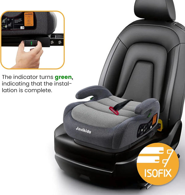 Jovikids Easy Travel Booster Seat Lightweight Portable Car Seat for Kids