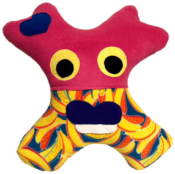 Amiba Monsters Car Pillow – Handmade Comfort for Kids