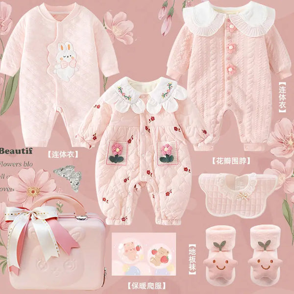Snuggly Newborn Gift Box with Premium Winter Clothing for Warmth and Style