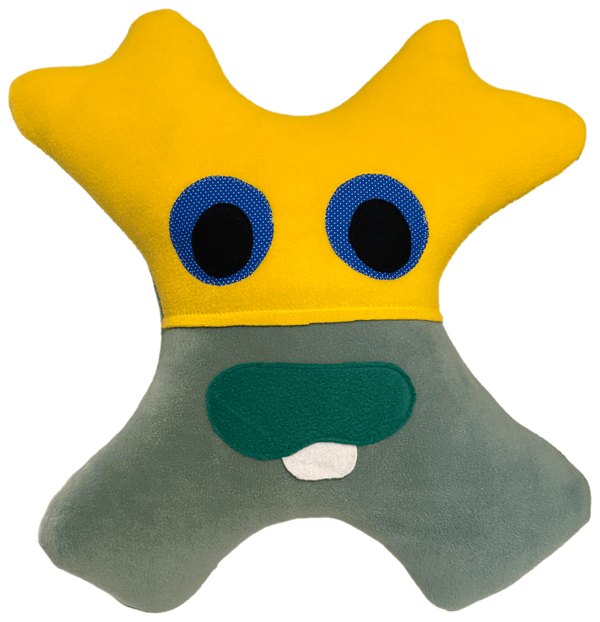 Amiba Monsters Car Pillow – Neck Support for Kids