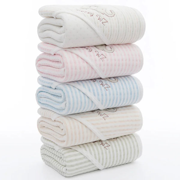 Cotton Baby Swaddle Blanket Soft Breathable Wrap for Newborns Infants and Peaceful Sleep