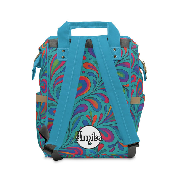 Chic Luxurious Colorful Diaper Bag for Stylish On-the-Go Parents