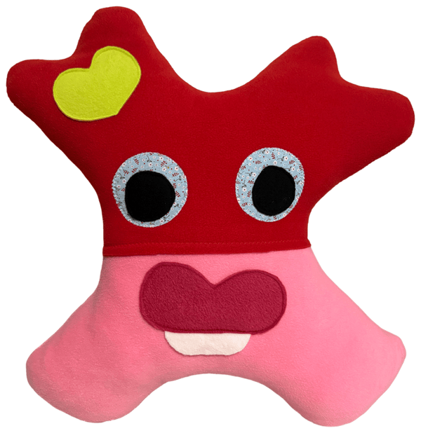 Handmade Amiba Monsters Travel Pillow