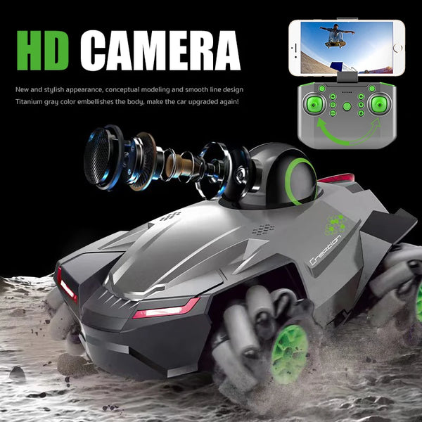 Stunt Master RC Car with 360 Degree Spins Flips and Durable Stunt Performance