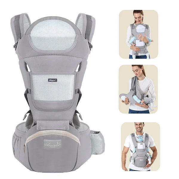 Baby Carrier for Mom Dad Grandparents Hands Free Ergonomic Support