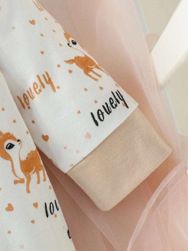 Adorable Deer Baby Jumpsuit Set