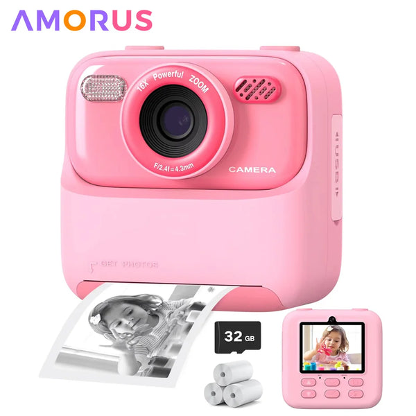 Snap and Print Kids Camera for Instant Photos and Creative Fun