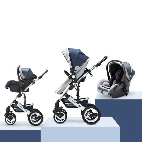 Ultimate Comfort Baby Stroller Lightweight Foldable Travel System