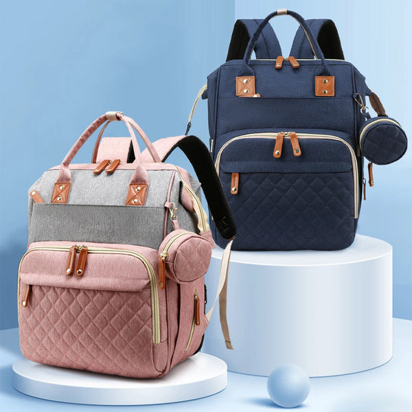 Portable Baby Travel Backpack with Multifunctional Storage and Comfort