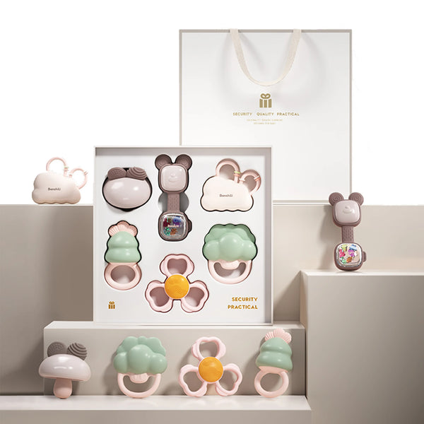 Charming Baby Teething Gift Set for Soothing and Play