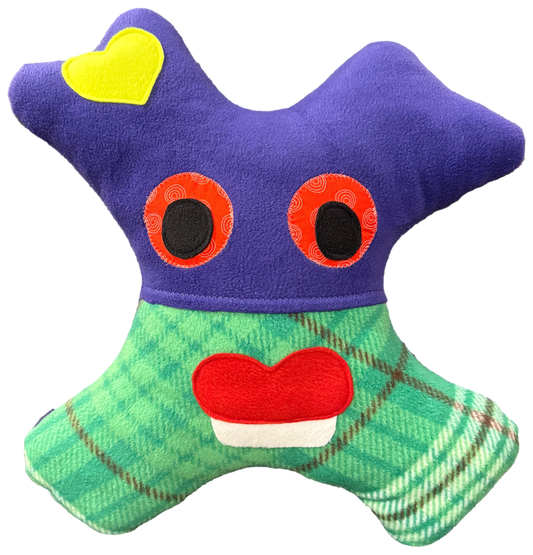 Comfortable children’s pillow crafted by Amiba Monster for cars