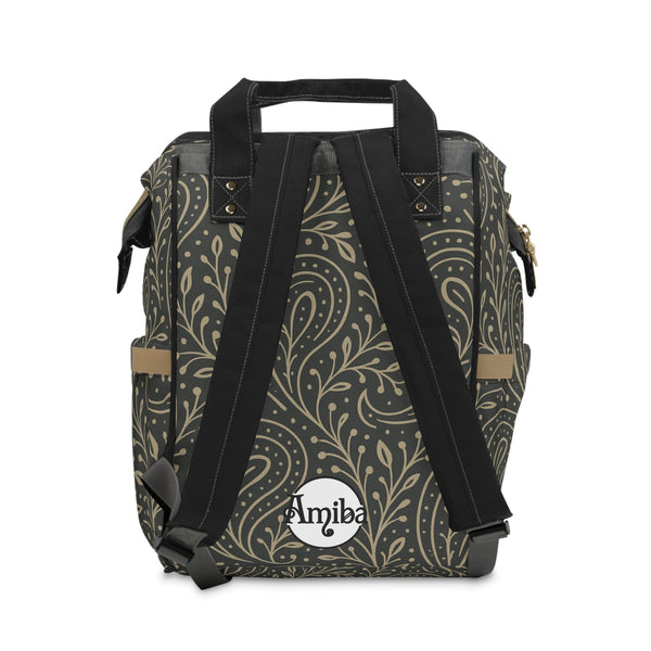 Chic Multifunctional Amiba Diaper Backpack for Parents on the Go