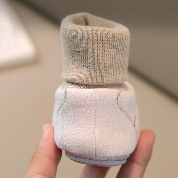 Toddler Shoe Booties Plush Non Slip Shoes for Warm Comfortable and Safe Steps