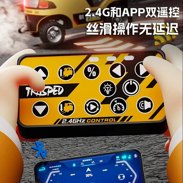 Remote Control Fun Forklift with Realistic Design for Creative Learning Play