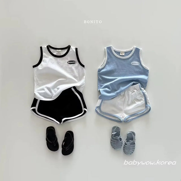 Cotton Baby Play Set Soft Breathable Summer Outfit for Kids