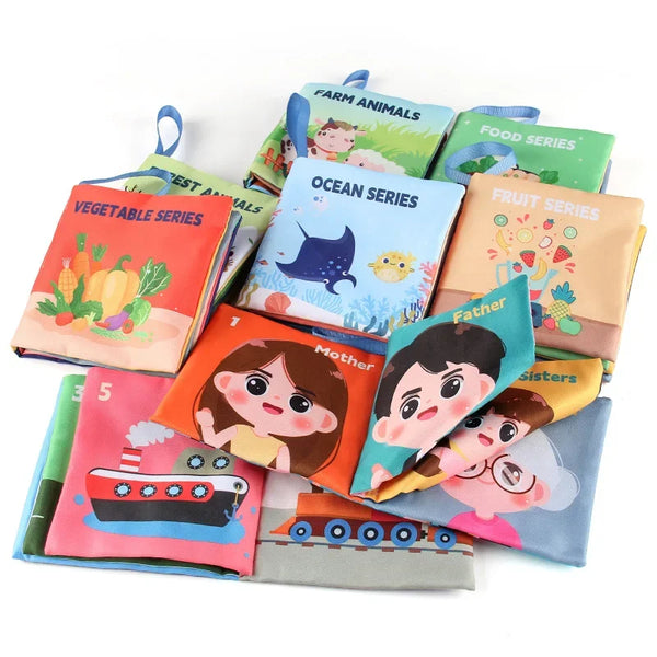 Fun Learning Cloth Book – Early Education with Stories & Playful Illustrations
