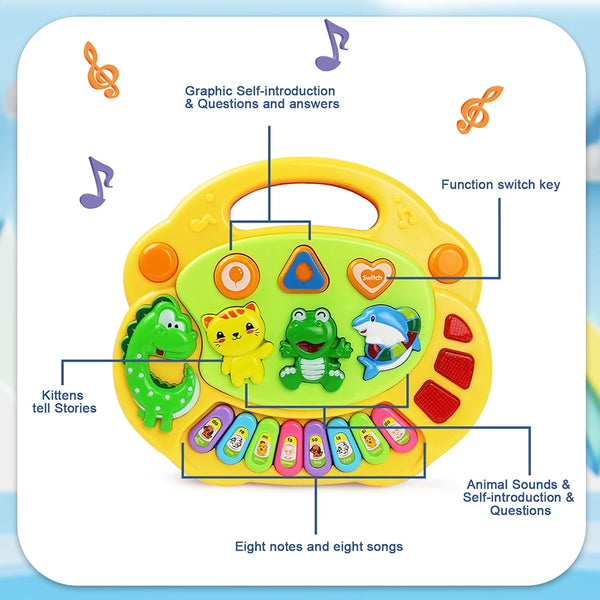 Fun Animal Sound Piano – Interactive Music Learning Toy for Kids
