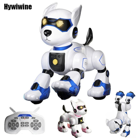 Interactive robot dog toy crafted with fun tricks and learning activities for kids