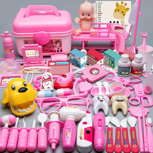 Kids doctor adventure set crafted as pretend play medical learning toy