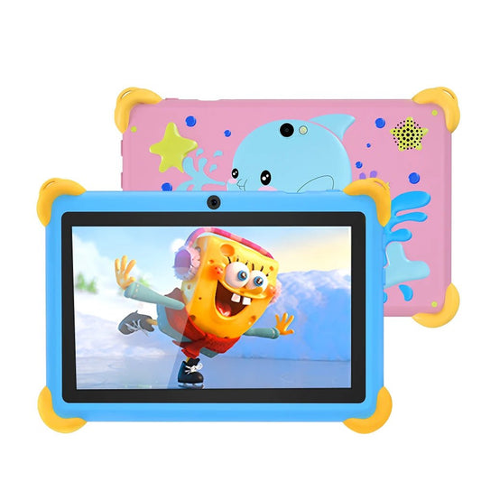 Kids fun learning tablet crafted with interactive games and safe design