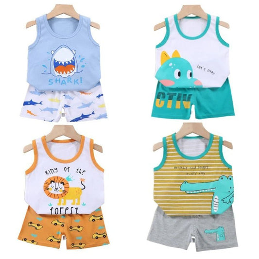 Lion pajama fun set made with soft breathable cotton for kids, ensuring all-night comfort, playful style, and cozy wear perfect for sleepovers, naps, and bedtime routines.