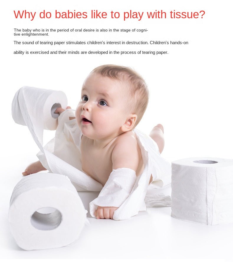 Magic Learning Tissue Box – Sensory Development Toy for Babies - Amiba