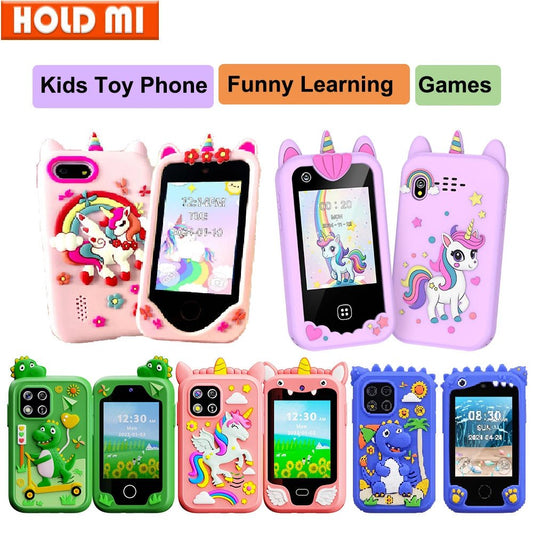 Magic unicorn kids phone with educational games and fun activities keeps children entertained while boosting learning and creativity.