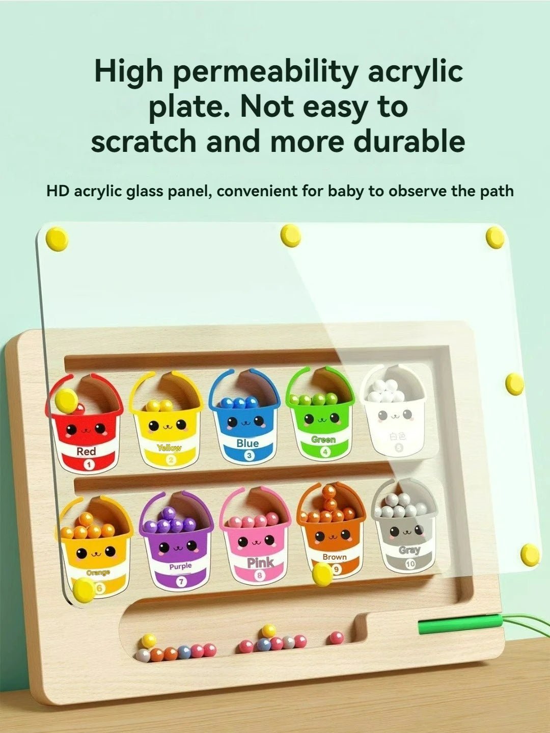 Fun and educational magnetic maze puzzle for kids 3+ boosts focus logic and problem solving while encouraging hands on engagement.