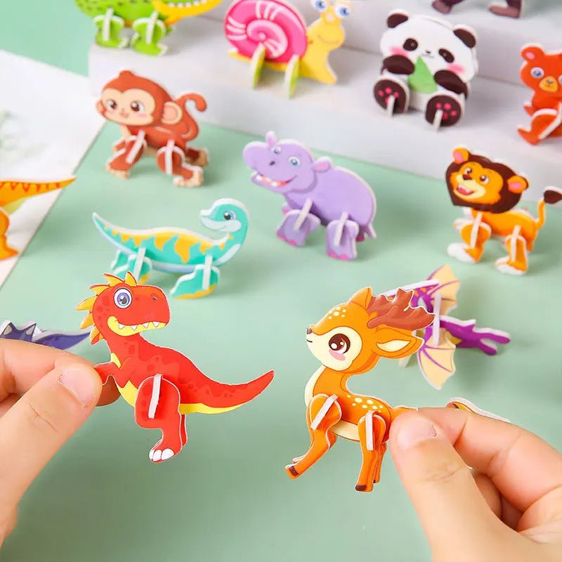 Encourage creative play and early skill growth with the Mini Animal Puzzle Fun Set, featuring colorful animal puzzles for kids to enjoy.