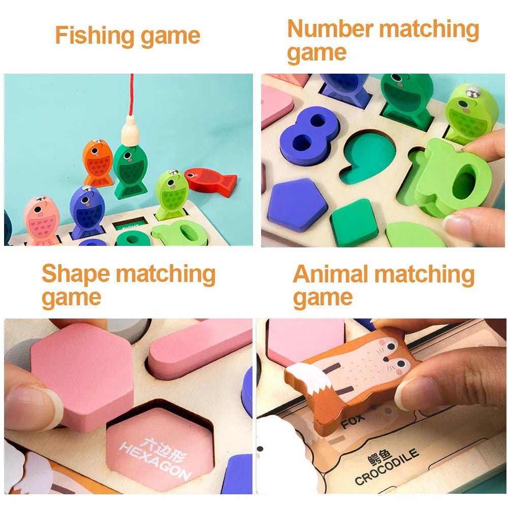 Montessori Fun Busy Board encourages toddlers to learn numbers and shapes while building problem-solving skills through interactive play activities.