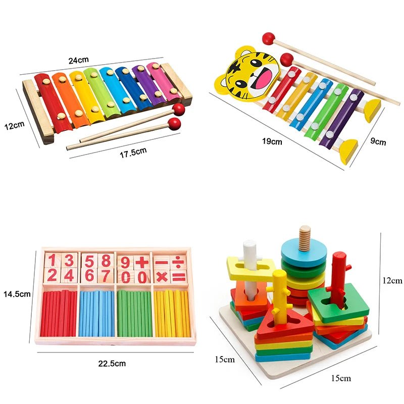 Montessori Macaron Color Blocks combine safe wooden play with bright colors, inspiring toddlers to learn, build, and grow motor and problem-solving skills.