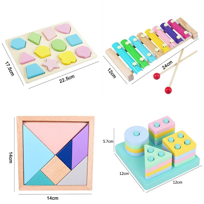 Montessori Macaron Color Blocks support imaginative play, motor development, and problem-solving skills with colorful wooden designs perfect for toddlers.