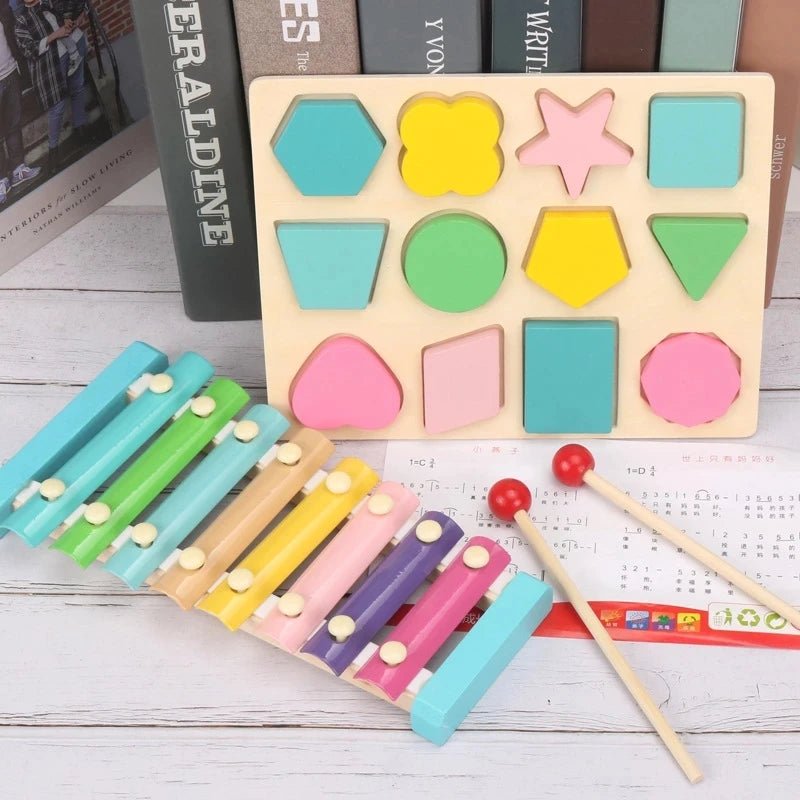 Encourage hands-on discovery with Montessori Macaron Color Blocks, a creative wooden toy designed to teach colors, shapes, and motor skills in playful ways.