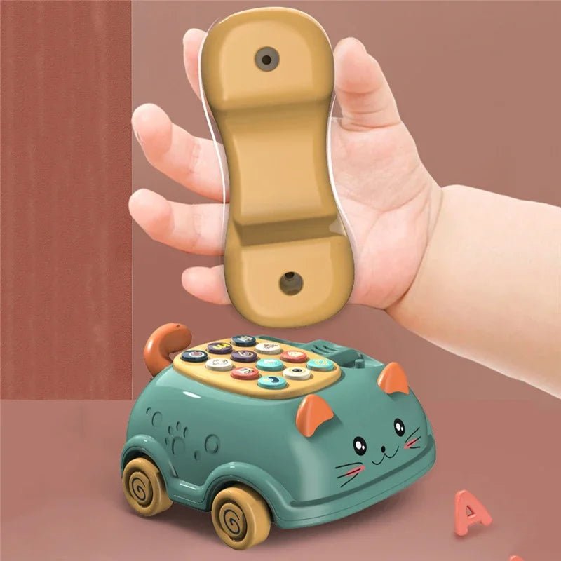 Musical Learning Cat Phone – Interactive Educational Toy for Kids - Amiba