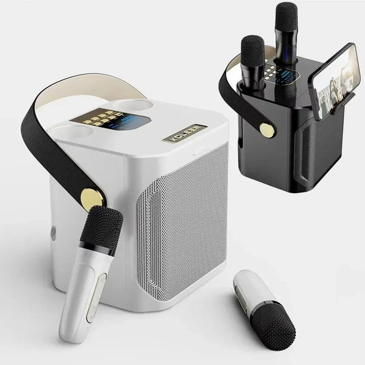 Party Ready Bluetooth Karaoke Speaker delivers powerful sound and wireless fun, perfect for home gatherings, outdoor parties, and family entertainment.
